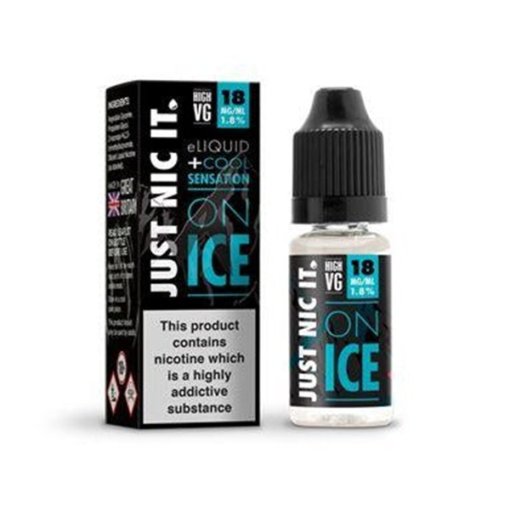 18mg Just Nic It On Ice Nic Shot 10ml (80VG-20PG)