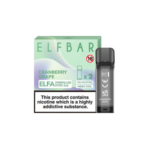 ELF Bar ELFA 20mg Replacement Prefilled Pods 2ml - Image 11