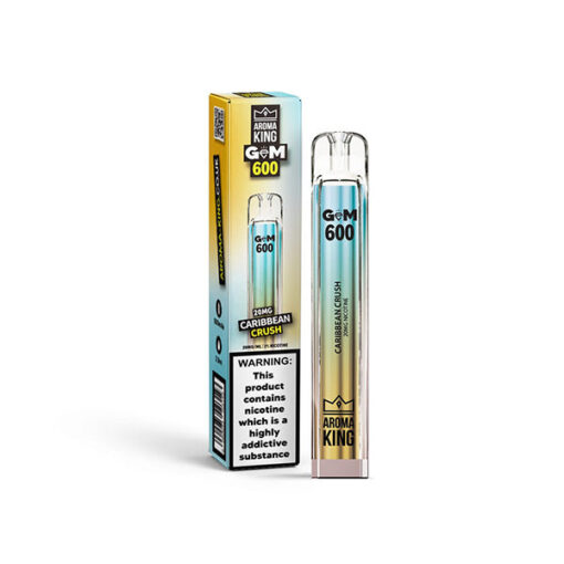 0mg Aroma King GEM 600 Disposable Vape Device 600 Puffs - Image 18