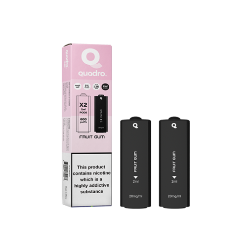 20mg Quadro 2.4k Replacement Pods - 2ml - Image 2