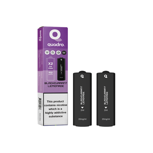 20mg Quadro 2.4k Replacement Pods - 2ml - Image 3