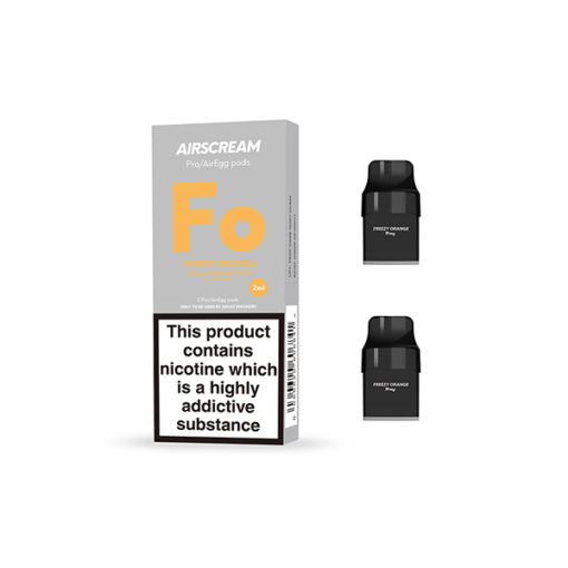 19mg AIRSCREAM Air Pre Filled Pods 2PCS 1.2Ω 2ml ( Compatible With  AirsPops Pro & AirEgg ) - Image 3