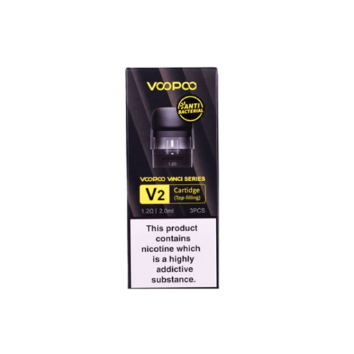 VooPoo Vinci V2 Replacement Cartridge Pods 0.8Ω/1.2Ω - 3Pcs - Image 3