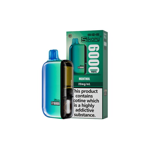 20mg Sikary S6000 Disposable Pod Vape Kit 6000 Puffs (Buy 2 Get 1 Free) - Image 12