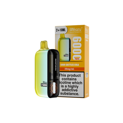 20mg Sikary S6000 Disposable Pod Vape Kit 6000 Puffs (Buy 2 Get 1 Free) - Image 2