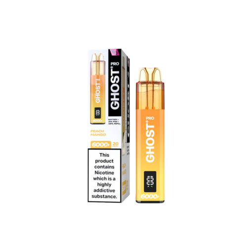 20mg Ghost Pro 6000+ Disposable Vapes Bars - Image 6