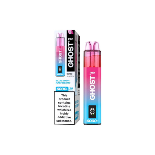 20mg Ghost Pro 6000+ Disposable Vapes Bars - Image 5