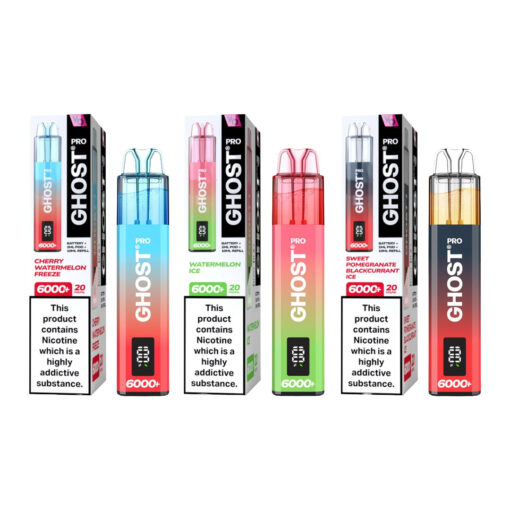 20mg Ghost Pro 6000+ Disposable Vapes Bars - Image 8