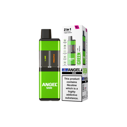 20mg Angel 1200 2in1 By Vapes Bar Dual Prefilled Pod Kit 1200 Puffs - Image 6