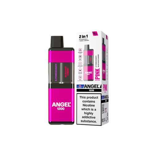 20mg Angel 1200 2in1 By Vapes Bar Dual Prefilled Pod Kit 1200 Puffs - Image 5