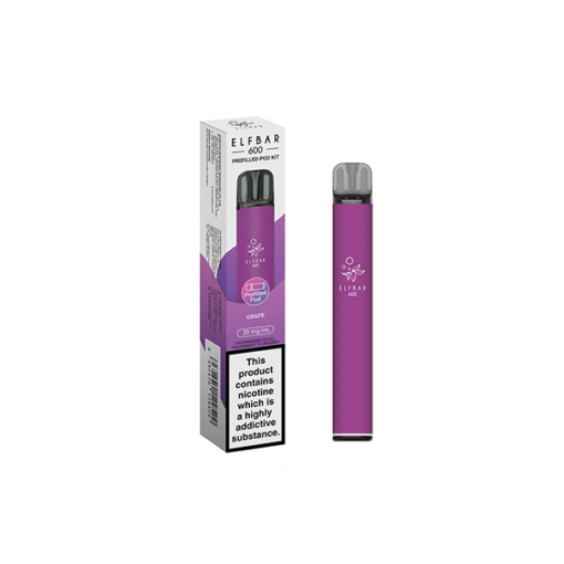 20mg Elf Bar 600 Prefilled Pod Vape Kit 600 Puffs - Image 11
