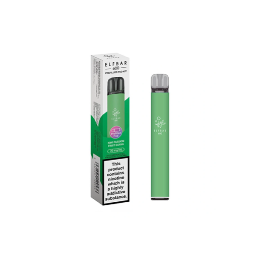 20mg Elf Bar 600 Prefilled Pod Vape Kit 600 Puffs - Image 7