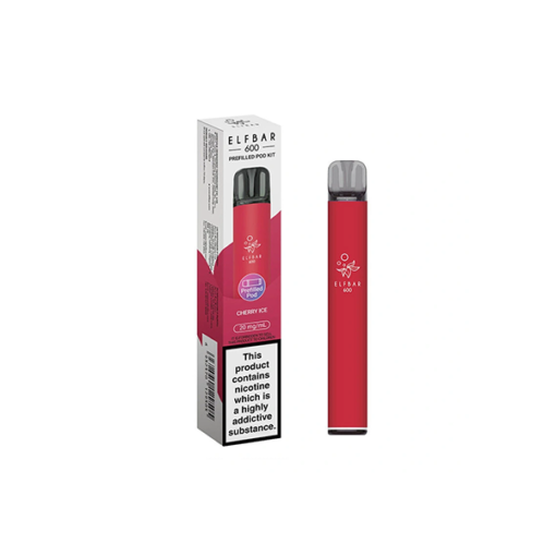 20mg Elf Bar 600 Prefilled Pod Vape Kit 600 Puffs - Image 2