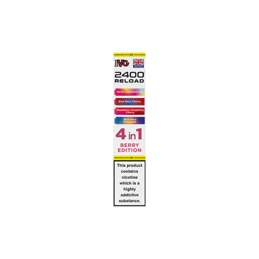 20mg IVG 2400 Reload Multi Edition Prefilled Pods 2ml 2400 Puffs - 4 Pcs - Image 9