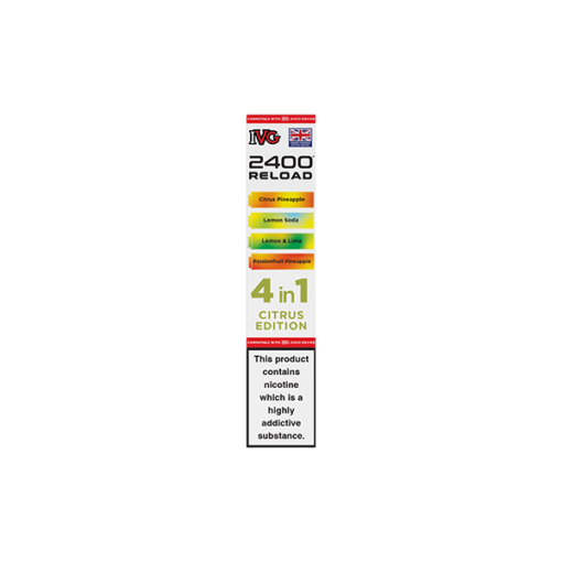 20mg IVG 2400 Reload Multi Edition Prefilled Pods 2ml 2400 Puffs - 4 Pcs - Image 25