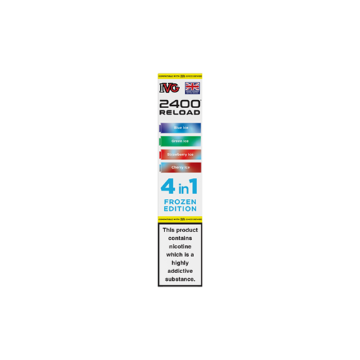 20mg IVG 2400 Reload Multi Edition Prefilled Pods 2ml 2400 Puffs - 4 Pcs - Image 3