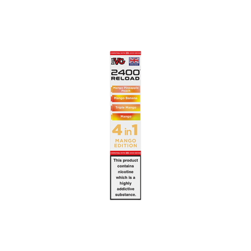 20mg IVG 2400 Reload Multi Edition Prefilled Pods 2ml 2400 Puffs - 4 Pcs - Image 13