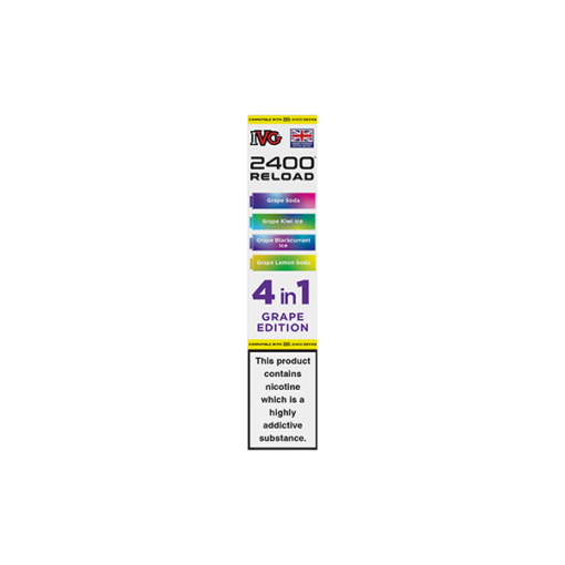 20mg IVG 2400 Reload Multi Edition Prefilled Pods 2ml 2400 Puffs - 4 Pcs - Image 18