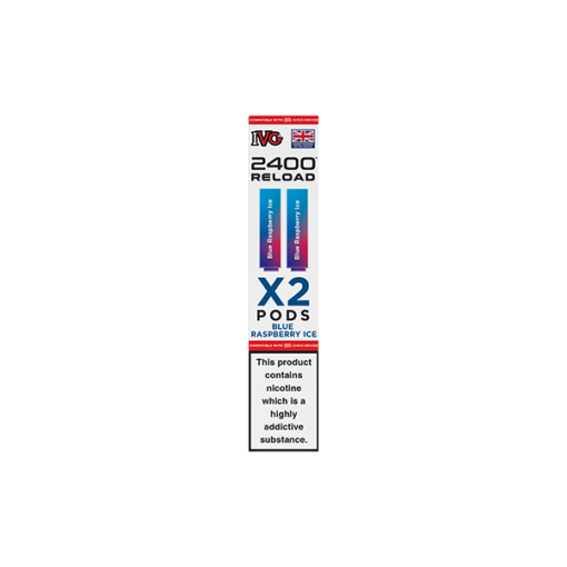 20mg IVG 2400 Reload Prefilled Pods 2ml 2400 Puffs - 2 Pcs