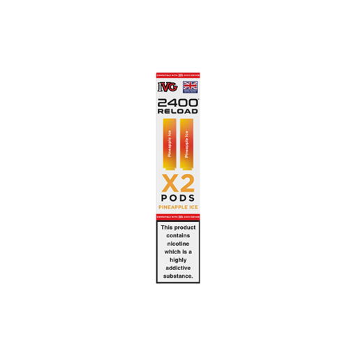 20mg IVG 2400 Reload Prefilled Pods 2ml 2400 Puffs - 2 Pcs - Image 5