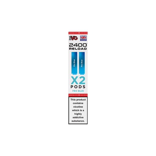 20mg IVG 2400 Reload Prefilled Pods 2ml 2400 Puffs - 2 Pcs - Image 3