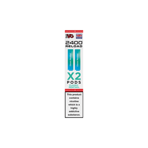 20mg IVG 2400 Reload Prefilled Pods 2ml 2400 Puffs - 2 Pcs - Image 7