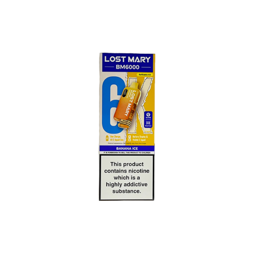 20mg LOST MARY BM6000 Refillable Pod Kit - 6000 Puffs - Image 16