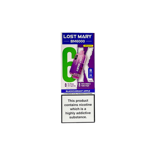 20mg LOST MARY BM6000 Refillable Pod Kit - 6000 Puffs - Image 14