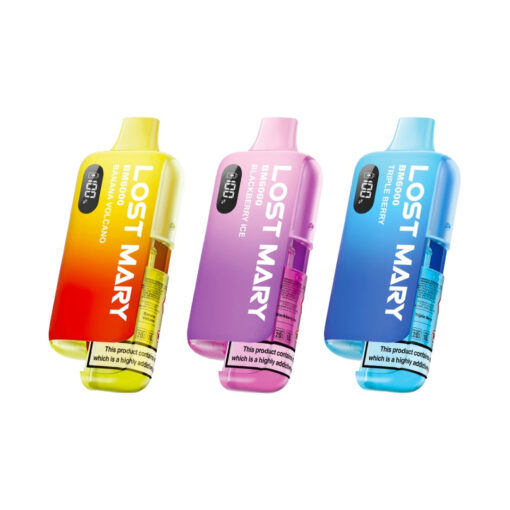 20mg LOST MARY BM6000 Refillable Pod Kit - 6000 Puffs - Image 18