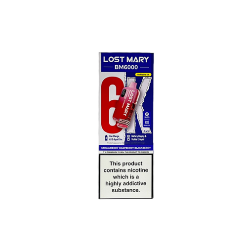 20mg LOST MARY BM6000 Refillable Pod Kit - 6000 Puffs - Image 12