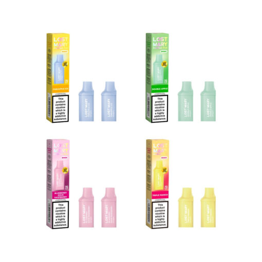 20mg Lost Mary BM600 Prefilled Replacement Pods 1200 Puffs - 2 Pcs - Image 4