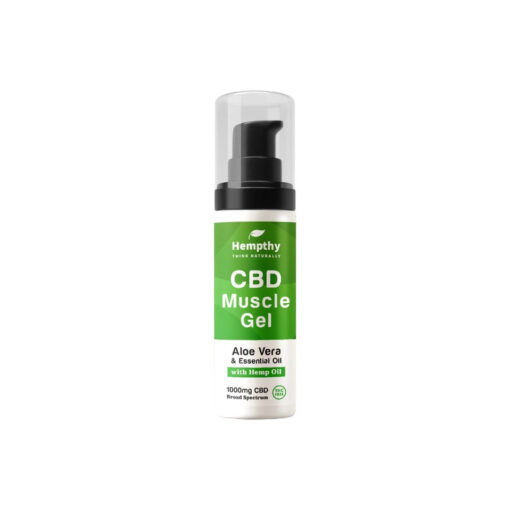 Hempthy 1000mg Broad Spectrum CBD Muscle Gel - 50g