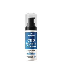 Hempthy 1000mg Broad Spectrum CBD Muscle Cream - 50g