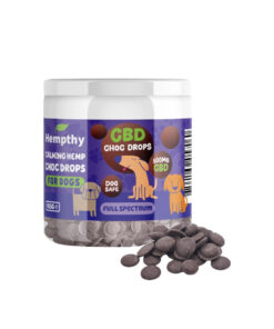 Hempthy 500mg CBD Choc Drops Dog Treats - 30 Treats