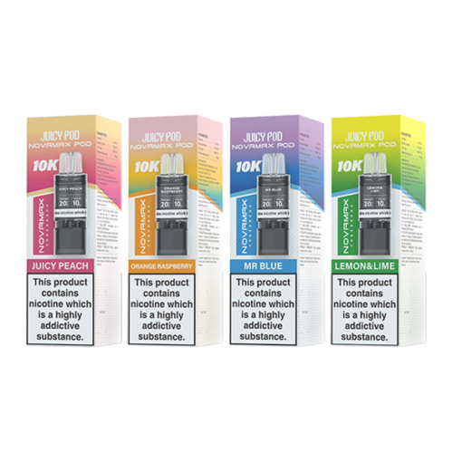 20mg Juicy Pod Novamax Prefilled Pods 10000 Puffs - 1 Pcs - Image 14