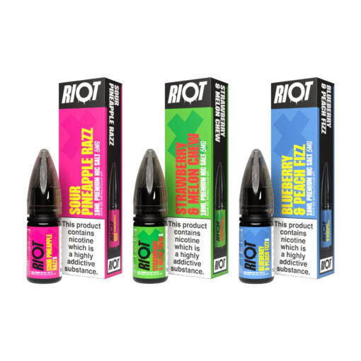 5mg RIOT X 10ml Nic Salts by Riot Squad (50VG/50PG) - Image 11