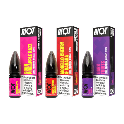 10mg RIOT X 10ml Nic Salts by Riot Squad (50VG/50PG) - Image 10