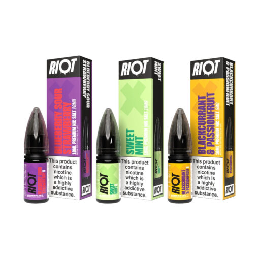 20mg RIOT X 10ml Nic Salts by Riot Squad (50VG/50PG) - Image 13