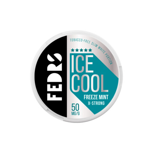 50mg FEDRS Ice Cool X-Strong Nicotine Pouch - 20 Pouches - Image 2
