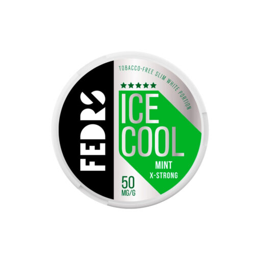 50mg FEDRS Ice Cool X-Strong Nicotine Pouch - 20 Pouches - Image 5