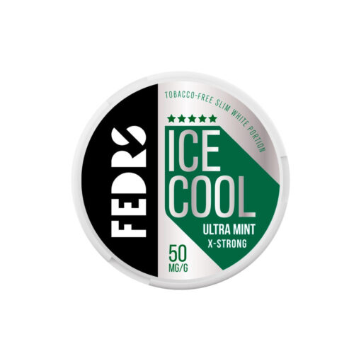 50mg FEDRS Ice Cool X-Strong Nicotine Pouch - 20 Pouches - Image 7