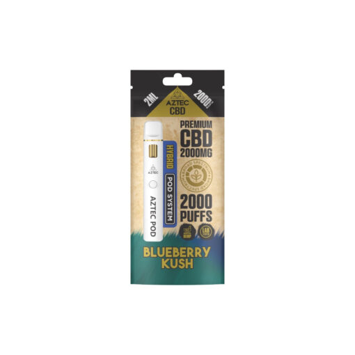 Aztec CBD 2000mg Broad Spectrum Starter Pro Pod Vape Kit 2000 Puffs - Image 13