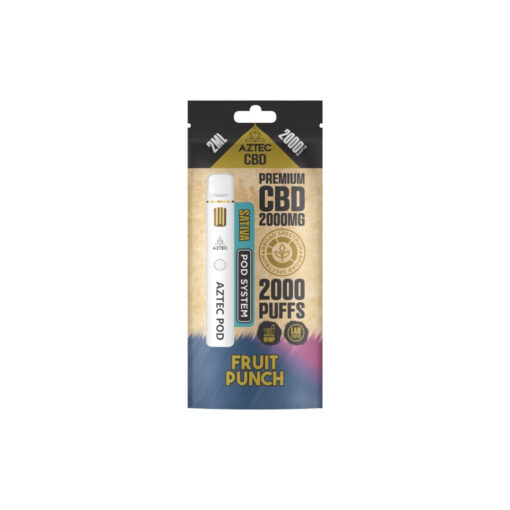 Aztec CBD 2000mg Broad Spectrum Starter Pro Pod Vape Kit 2000 Puffs - Image 16