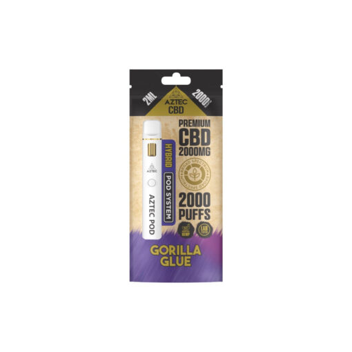 Aztec CBD 2000mg Broad Spectrum Starter Pro Pod Vape Kit 2000 Puffs - Image 14