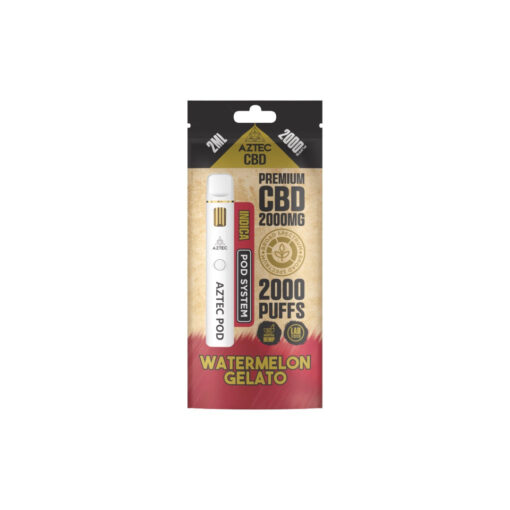 Aztec CBD 2000mg Broad Spectrum Starter Pro Pod Vape Kit 2000 Puffs - Image 15