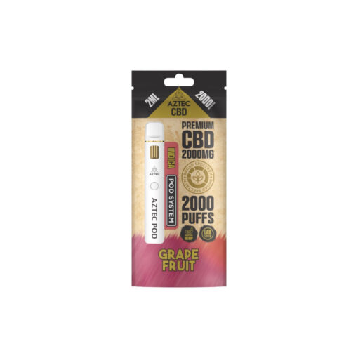 Aztec CBD 2000mg Broad Spectrum Starter Pro Pod Vape Kit 2000 Puffs - Image 9