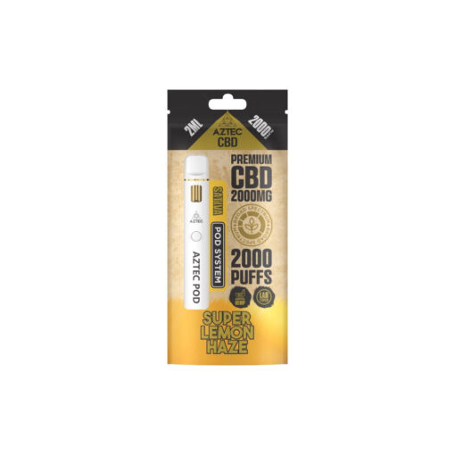 Aztec CBD 2000mg Broad Spectrum Starter Pro Pod Vape Kit 2000 Puffs - Image 11
