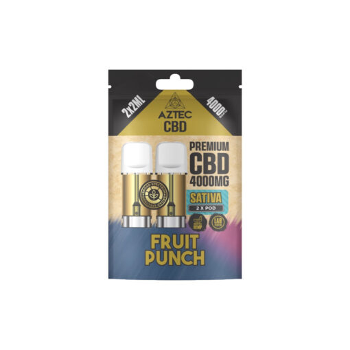 Aztec CBD 4000mg Broad Spectrum CBD Pods 2ml 4000 Puffs - 2 Pcs - Image 16