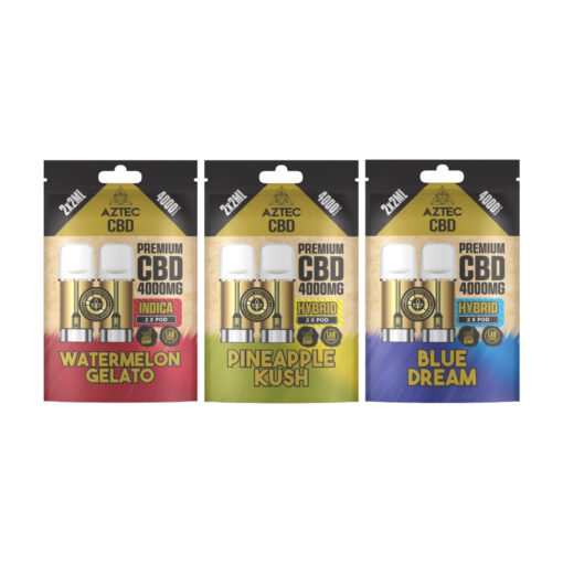 Aztec CBD 4000mg Broad Spectrum CBD Pods 2ml 4000 Puffs - 2 Pcs - Image 13