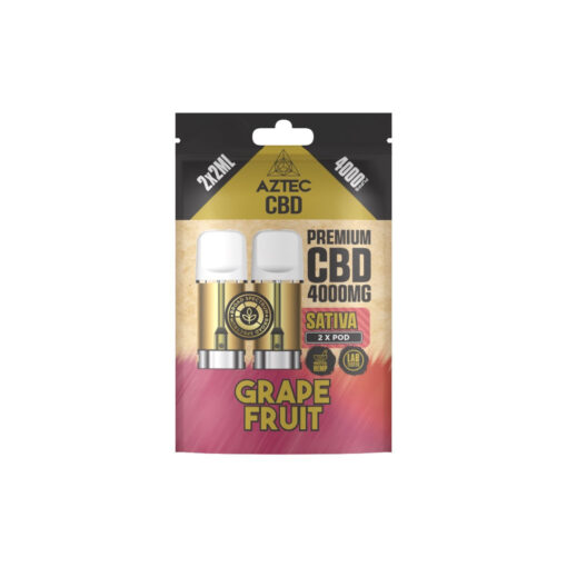 Aztec CBD 4000mg Broad Spectrum CBD Pods 2ml 4000 Puffs - 2 Pcs - Image 7